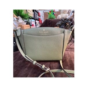 Kate Spade Green Leather Crossbody Bag NWT